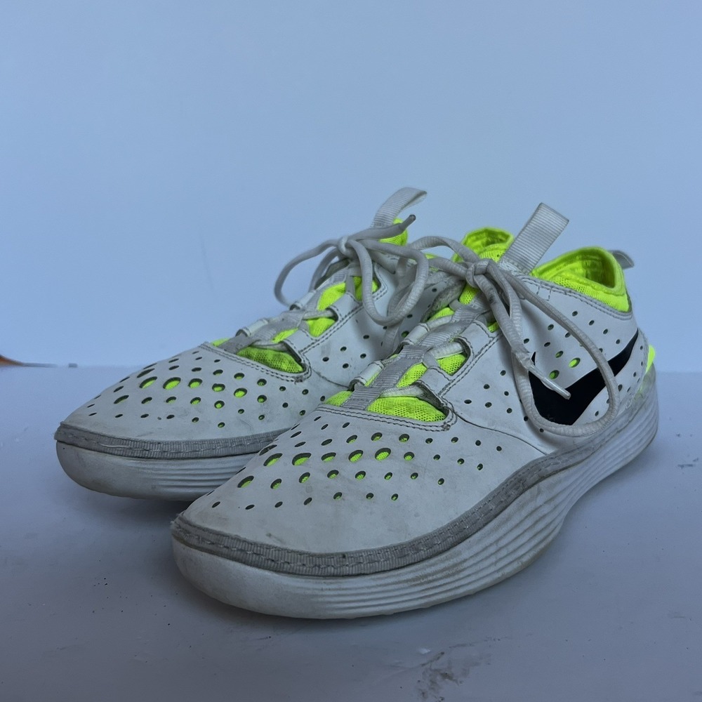 Nike SolarSoft Costa Low White Volt Men's Sneakers Walking/Running Shoes Size 12